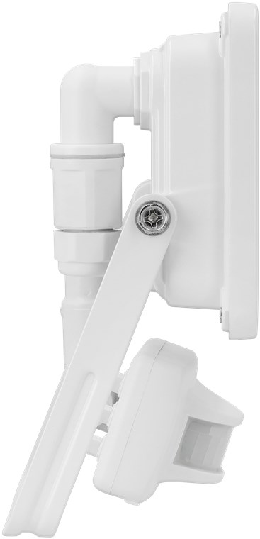 LED-Außenstrahler, 30 W, mit Bewegungsmelder - mit 2550 lm, neutralweißem Licht (4000 K), PIR-Sensor mit ON-/OFF-Funktion und M16-Kabelverschraubung, für den Außeneinsatz geeignet (IP44)