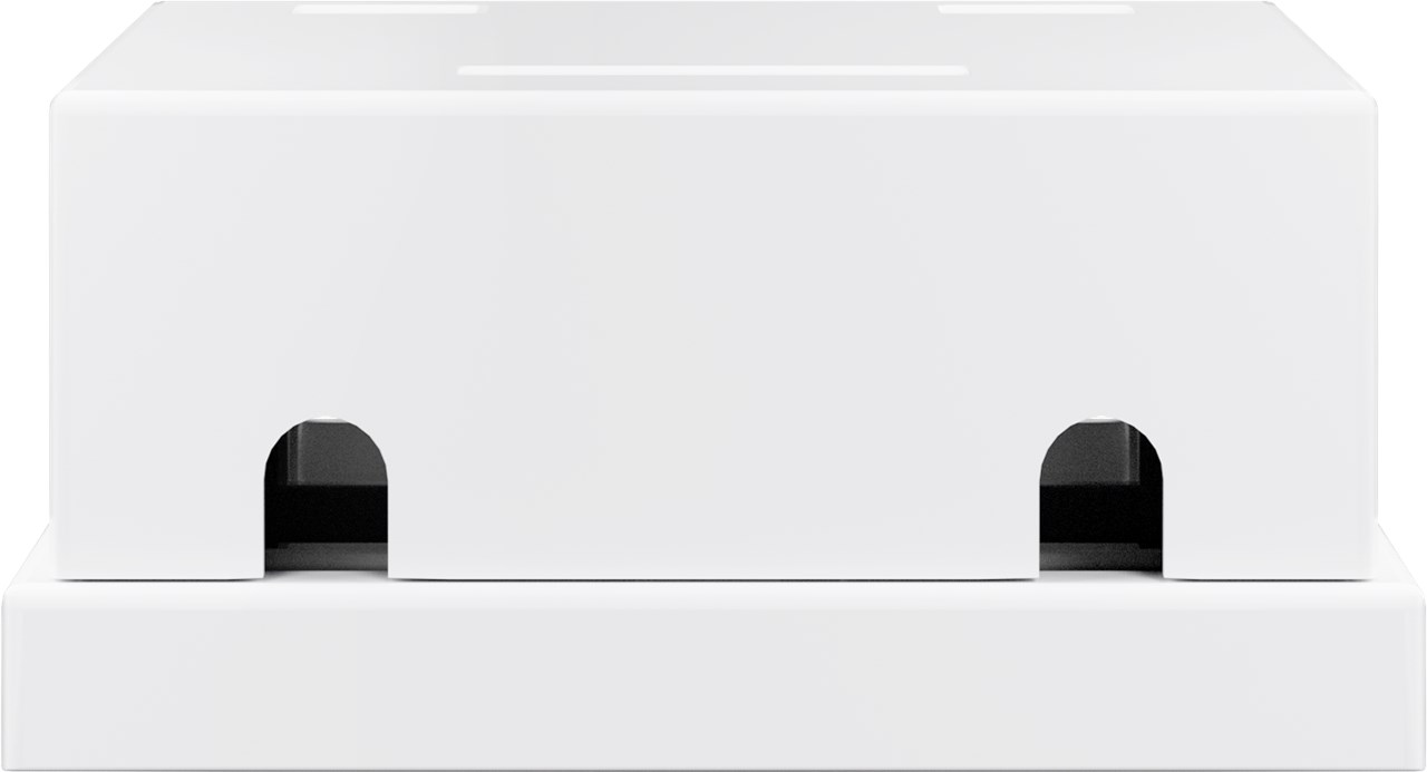 Keystone Leergehäuse 2-port - mit einfacher Snap-In-Montage Keystone Leergehäuse 2-port - mit einfacher Snap-In-Montage