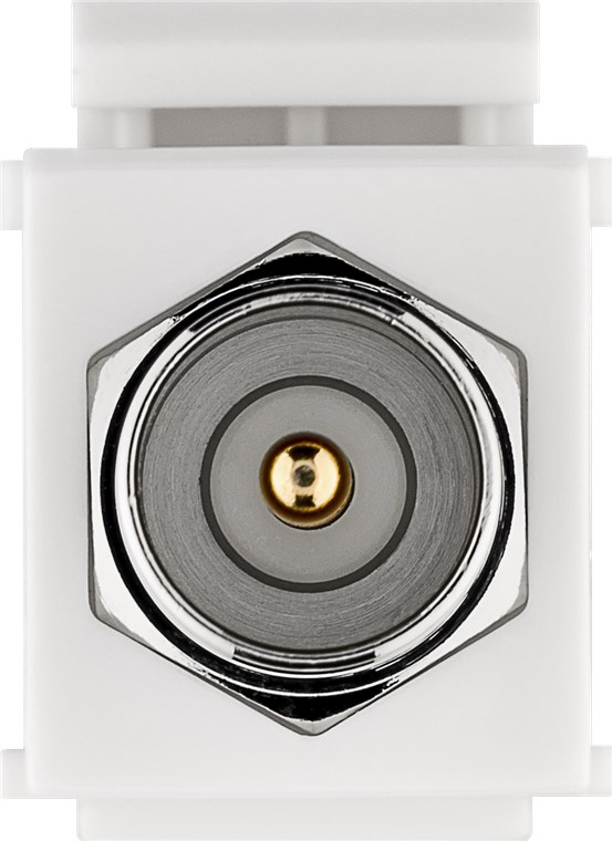 Keystone Modul SAT/Antenne - 16,2 mm Breite, Koax-Stecker > F-Buchse