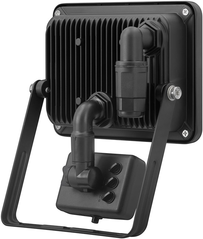 LED-Außenstrahler, 30 W, mit Bewegungsmelder - mit 2550 lm, neutralweißem Licht (4000 K), PIR-Sensor mit ON-/OFF-Funktion und M16-Kabelverschraubung, für den Außeneinsatz geeignet (IP44) LED-Außenstrahler, 30 W, mit Bewegungsmelder - mit 2550 lm, neutralweißem Licht (4000 K), PIR-Sensor mit ON-/OFF-Funktion und M16-Kabelverschraubung, für den Außeneinsatz geeignet (IP44)