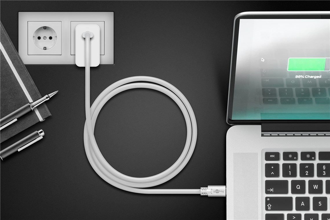 Sync & Charge Super Speed USB-C™ 3.2 Gen 1 USB-C™ Kabel - Kabellänge 1 m - USB-C™-Stecker > USB-C™-Stecker Sync & Charge Super Speed USB-C™ 3.2 Gen 1 USB-C™ Kabel - Kabellänge 1 m - USB-C™-Stecker > USB-C™-Stecker