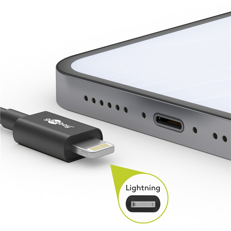Lightning - USB-C™ Lade- und Synchronisationskabel - Kabellänge 0.5 m - MFi-Kabel für Apple iPhone/iPad weiß Lightning - USB-C™ Lade- und Synchronisationskabel - Kabellänge 0.5 m - MFi-Kabel für Apple iPhone/iPad weiß