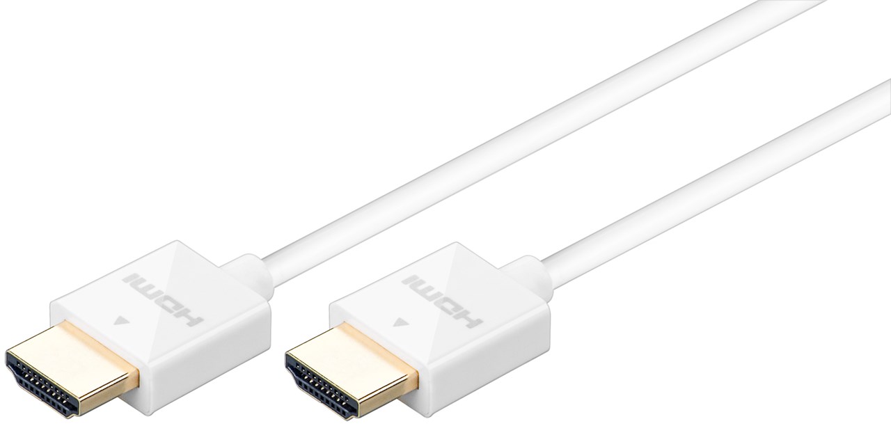 High Speed HDMI®/™ Slim Kabel mit Ethernet - Kabellänge 2 m - HDMI™-Stecker (Typ A) > HDMI™-Stecker (Typ A) High Speed HDMI®/™ Slim Kabel mit Ethernet - Kabellänge 2 m - HDMI™-Stecker (Typ A) > HDMI™-Stecker (Typ A)