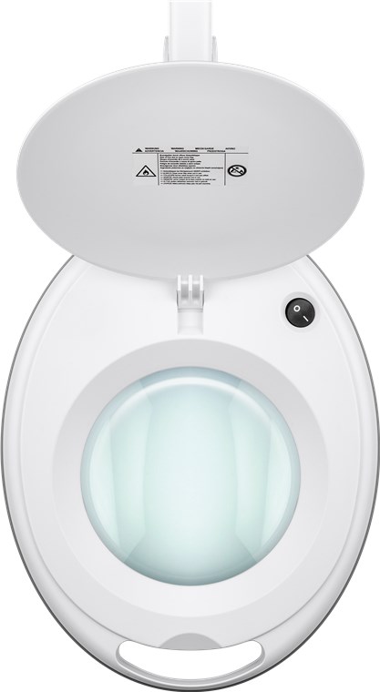 LED Klemm-Lupenleuchte - 127 mm Glaslinse, 1,75-fache Vergrößerung, 3 Dioptrien, 520 lm LED Klemm-Lupenleuchte - 127 mm Glaslinse, 1,75-fache Vergrößerung, 3 Dioptrien, 520 lm