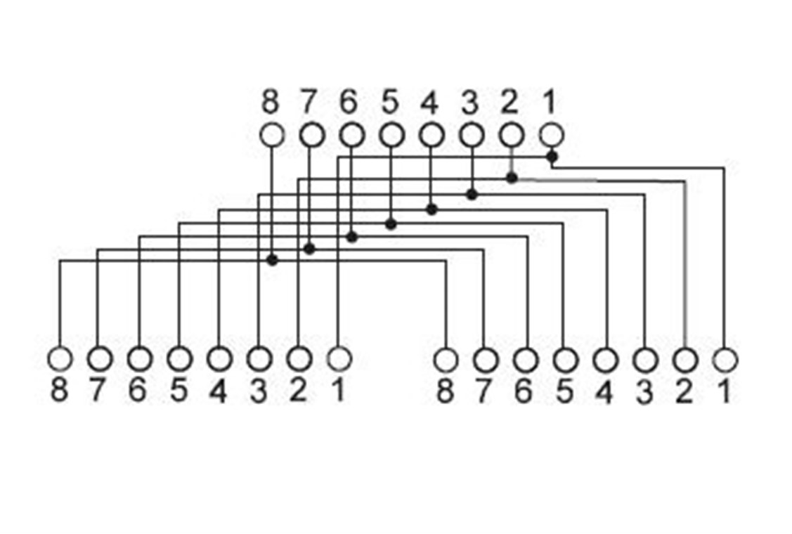 Kabel-Splitter (Y-Adapter) - Farbversion Schwarz - 1x RJ45-Stecker > 2x RJ45-Buchsen Kabel-Splitter (Y-Adapter) - Farbversion Schwarz - 1x RJ45-Stecker > 2x RJ45-Buchsen