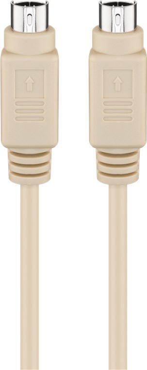 PS/2 Tastatur-/Maus-Kabel PS/2 Tastatur-/Maus-Kabel - Kabellänge 2 m - Mini-DIN 6-Stecker (PS/2) > Mini-DIN 6-Stecker (PS/2)