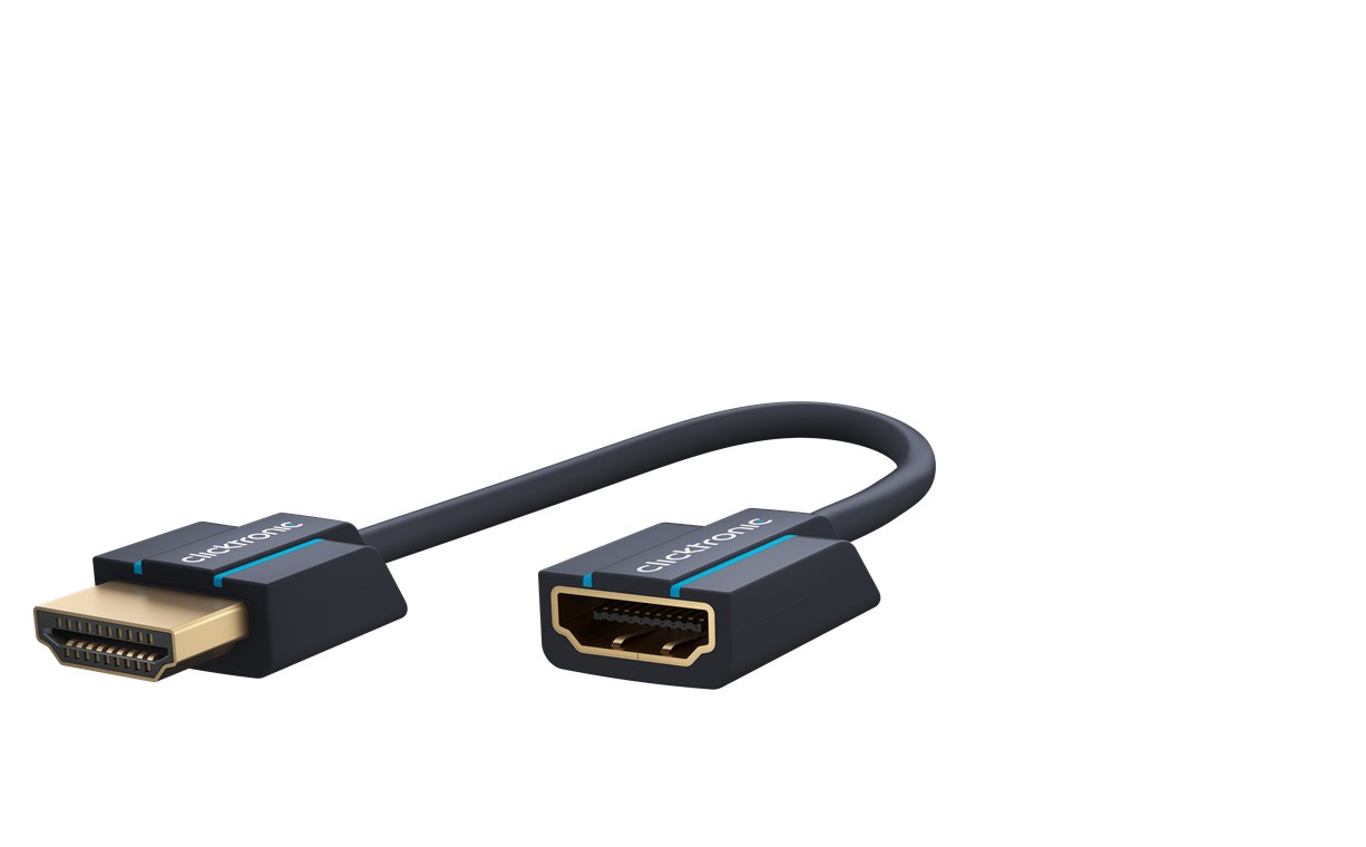 HDMI™-Flexadapter HDMI™-Flexadapter - Kabellänge 0.1 m - Premium-Kabel|1x HDMI™-Stecker 1x HDMI™-Buchse|0,1 m|UHD 4K @ 60 Hz