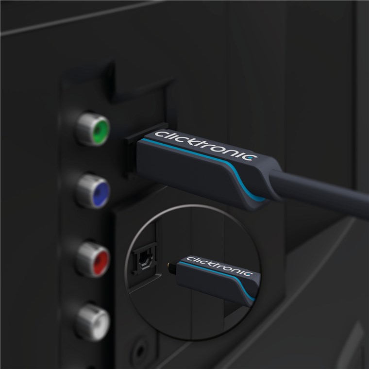 Toslink-Kabel - Kabellänge 10 m - Premium-Kabel|1x Toslink-Stecker 1x Toslink-Stecker|10,0 m|Polymer-Lichtwellenleiter