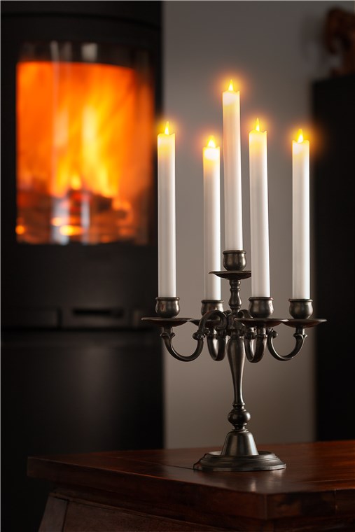 5er-Set weiße LED-Echtwachs-Stabkerzen, inkl. Fernbedienung - wunderschöne und sichere Lichtlösung für viele Bereiche wie Haus und Loggia, Büros oder Schulen 5er-Set weiße LED-Echtwachs-Stabkerzen, inkl. Fernbedienung - wunderschöne und sichere Lichtlösung für viele Bereiche wie Haus und Loggia, Büros oder Schulen