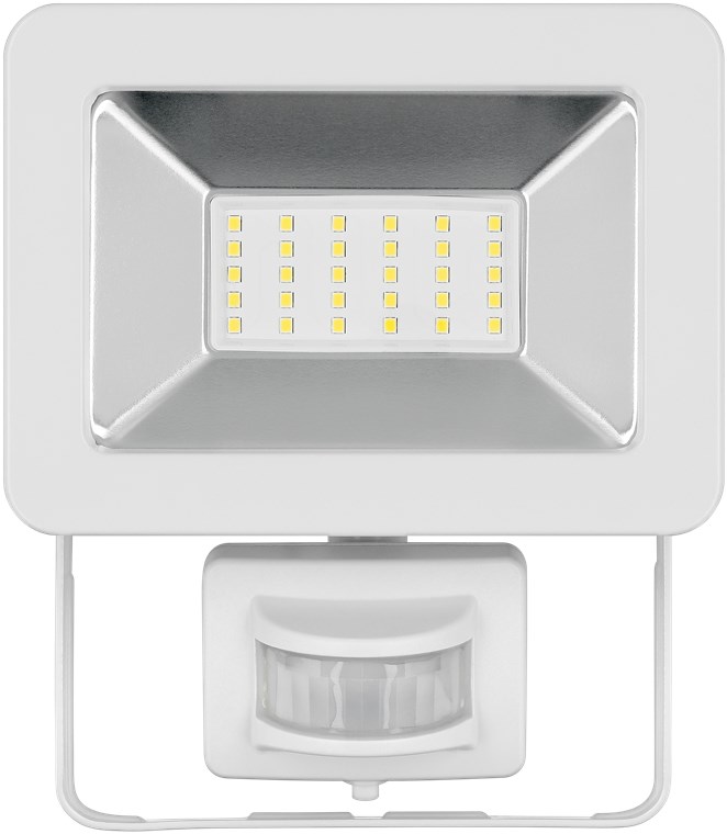 LED-Außenstrahler, 30 W, mit Bewegungsmelder - mit 2550 lm, neutralweißem Licht (4000 K), PIR-Sensor mit ON-/OFF-Funktion und M16-Kabelverschraubung, für den Außeneinsatz geeignet (IP44) LED-Außenstrahler, 30 W, mit Bewegungsmelder - mit 2550 lm, neutralweißem Licht (4000 K), PIR-Sensor mit ON-/OFF-Funktion und M16-Kabelverschraubung, für den Außeneinsatz geeignet (IP44)