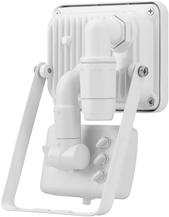 LED-Außenstrahler, 10 W, mit Bewegungsmelder - mit 850 lm, neutralweißem Licht (4000 K), PIR-Sensor mit ON-/OFF-Funktion und M16-Kabelverschraubung, für den Außeneinsatz geeignet (IP44) LED-Außenstrahler, 10 W, mit Bewegungsmelder - mit 850 lm, neutralweißem Licht (4000 K), PIR-Sensor mit ON-/OFF-Funktion und M16-Kabelverschraubung, für den Außeneinsatz geeignet (IP44)