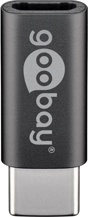 USB-C™ Adapter Adapter USB-C™ auf USB 2.0 Micro-B, grau - USB-C™-Stecker > USB 2.0-Micro-Buchse (Typ B)