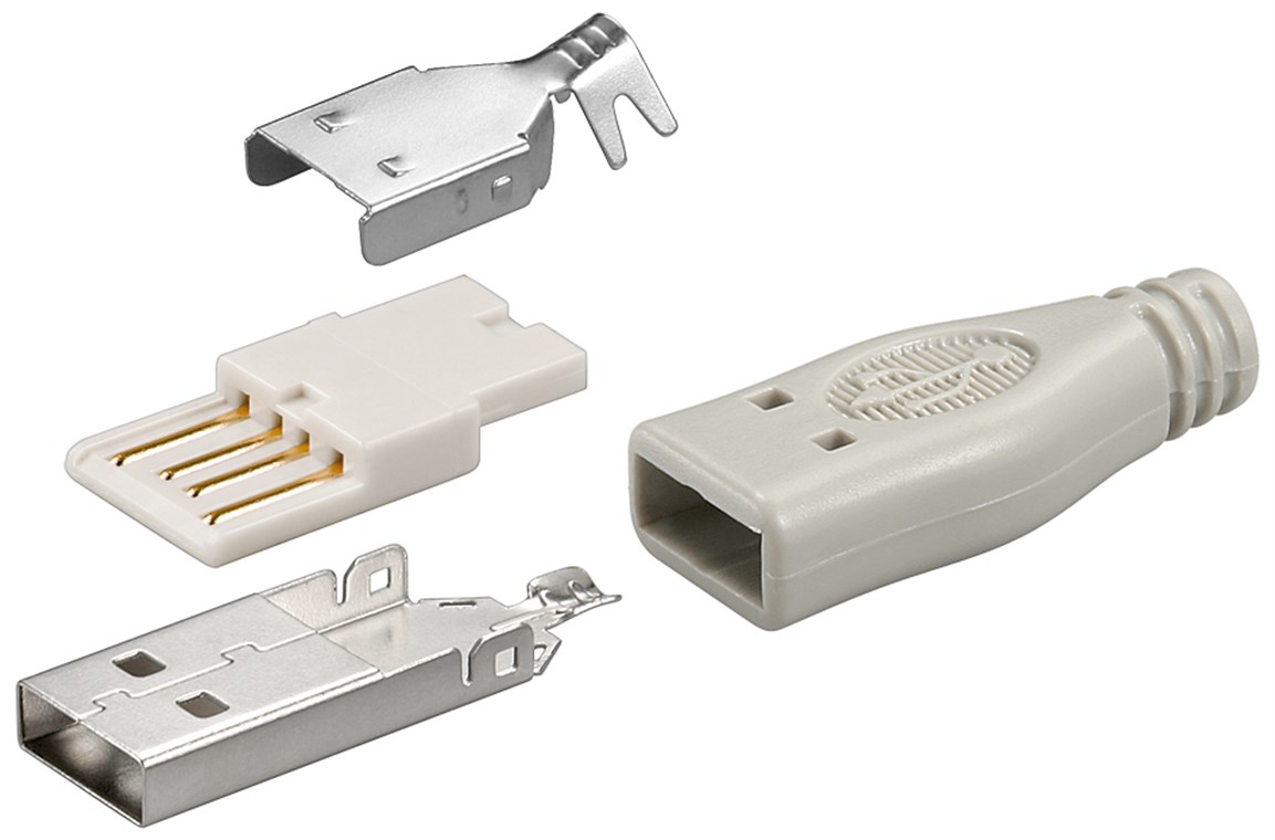 USB A-Stecker USB A-Stecker - zum selber löten