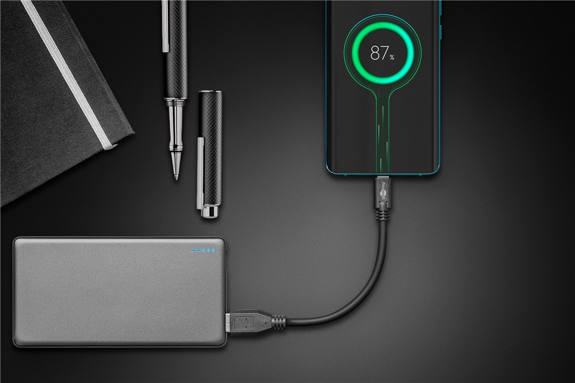 Sync & Charge Super Speed USB-C™ auf USB A 3.0 Ladekabel - Kabellänge 0.15 m - USB 3.0-Stecker (Typ A) > USB-C™-Stecker Sync & Charge Super Speed USB-C™ auf USB A 3.0 Ladekabel - Kabellänge 0.15 m - USB 3.0-Stecker (Typ A) > USB-C™-Stecker