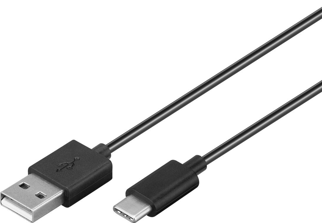 USB Type-C™ Auto-Ladeset (12W/2.4A) - Kfz-Ladeadapter und USB Type-C™ Kabel 1.0m (schwarz)
