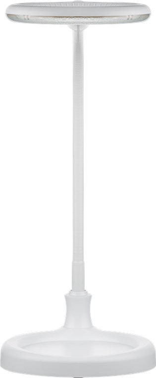LED-Stand-/Klemm-Lupenleuchte, 6 W - 100 mm Glaslinse, 1,75-fache Vergrößerung, 3 Dioptrien, 570 lm