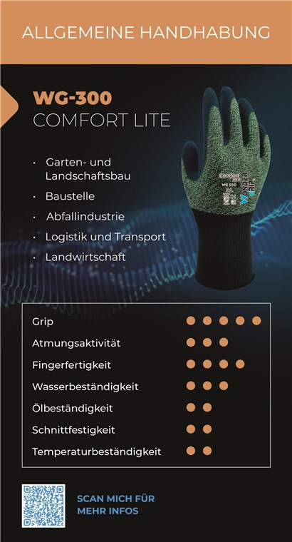WG-300 - Größe L/9 - Garten- und Landschaftsbau, Baustelle, Landwirtschaft, Abfallindustrie, Logistik & Transport