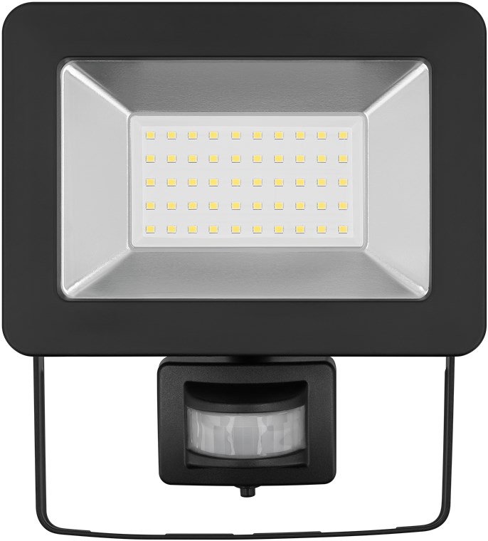LED-Außenstrahler, 50 W, mit Bewegungsmelder - mit 4250 lm, neutralweißem Licht (4000 K), PIR-Sensor mit ON-/ OFF-Funktion und M16-Kabelverschraubung, für den Außeneinsatz geeignet (IP44) LED-Außenstrahler, 50 W, mit Bewegungsmelder - mit 4250 lm, neutralweißem Licht (4000 K), PIR-Sensor mit ON-/ OFF-Funktion und M16-Kabelverschraubung, für den Außeneinsatz geeignet (IP44)