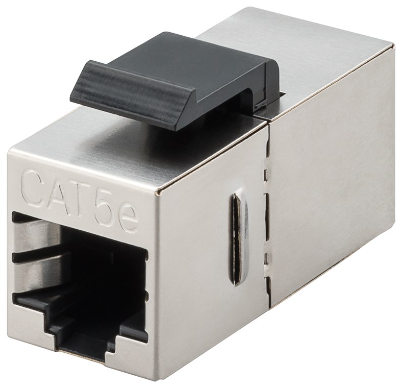 Keystone Modul RJ45 Kupplung/Verbinder CAT 5e, STP Keystone Modul RJ45 Kupplung/Verbinder CAT 5e, STP - 15,95 mm breit, 2x RJ45-Buchse (8P8C)