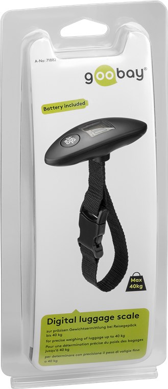 Digitale Kofferwaage - für ein Gewicht bis 54 kg Digitale Kofferwaage - für ein Gewicht bis 54 kg