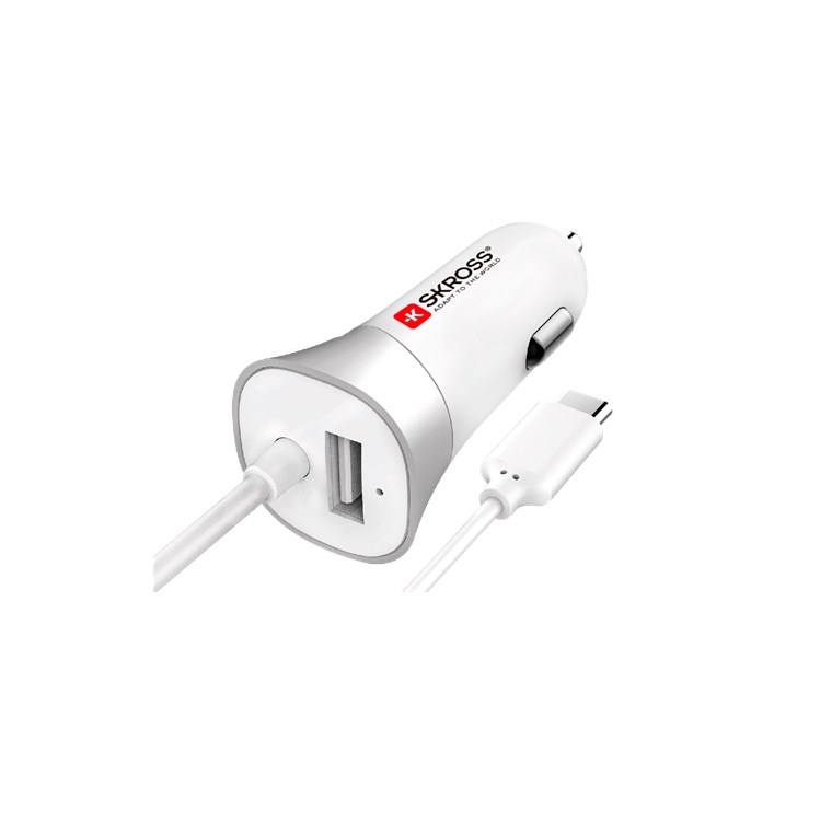 USB Car Charger & USB Typ-C (2.0) Kabel USB Car Charger & USB Typ-C (2.0) Kabel - zum einfachen Laden von USB-Geräten am Zigarettenanzünder (12 V)