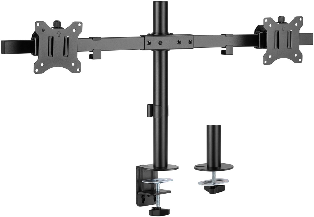 Doppel-Monitorhalterung Fix - für Monitore zwischen 17 und 32 Zoll (43-81 cm) bis 9 kg