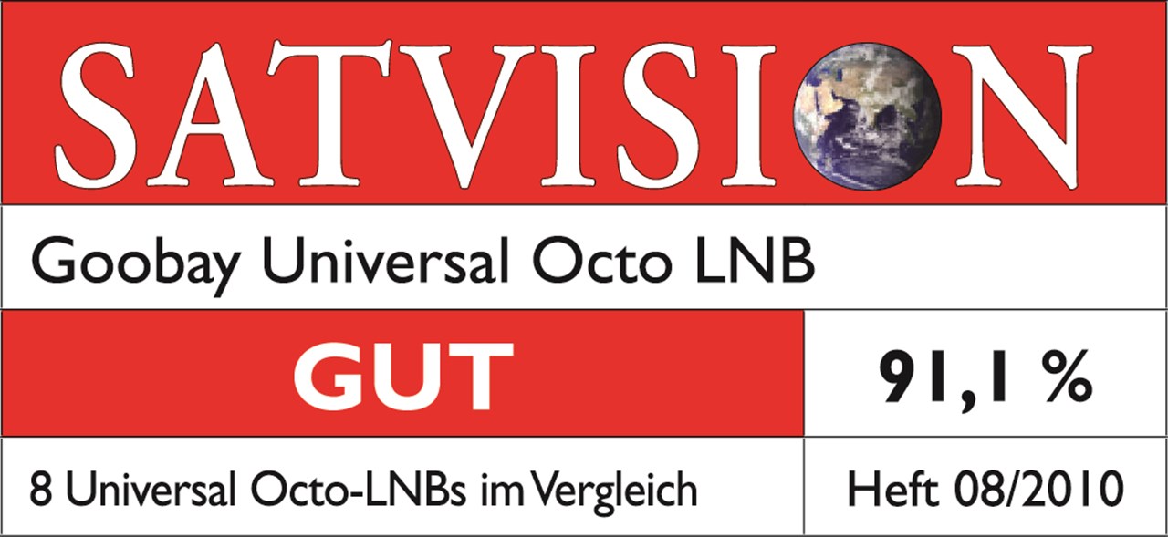 Universal Octo LNB - digitaler SAT-LNB (DVB-S2) für 8 Teilnehmer (8K/4K/UHD/HDTV/3D Empfang) Universal Octo LNB - digitaler SAT-LNB (DVB-S2) für 8 Teilnehmer (8K/4K/UHD/HDTV/3D Empfang)