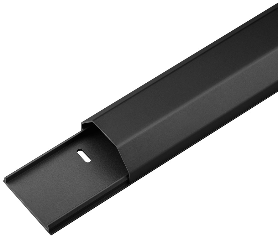 Halbrunder Aluminium-Kabelkanal 50 mm, Länge 1,1 m Halbrunder Aluminium-Kabelkanal 50 mm, Länge 1,1 m - zum unsichtbaren Verlegen von Kabeln