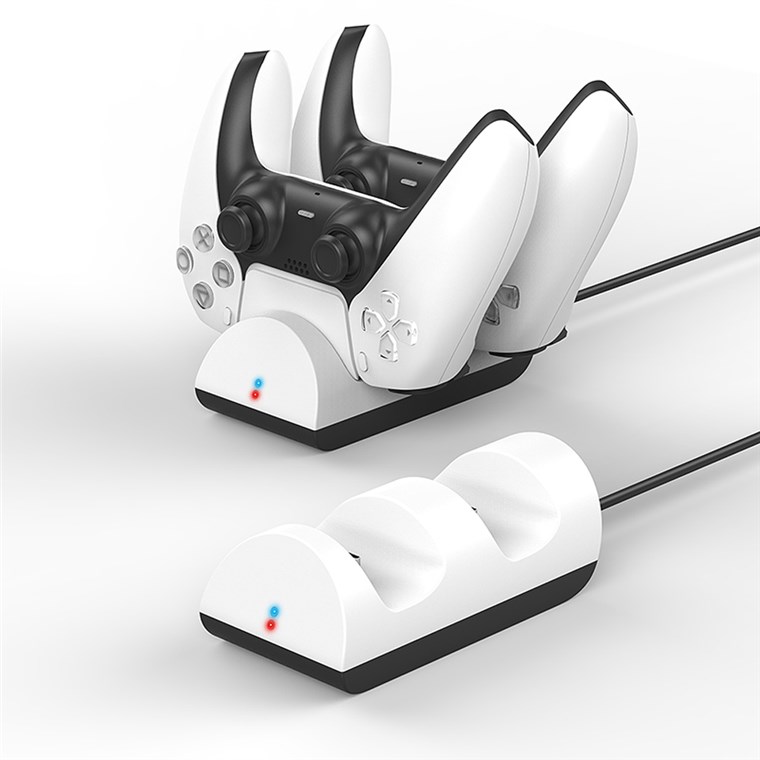 PS5-Controller-Dual-Ladestation - für bis zu zwei PS5 DualSense™ Controller, mit Ladeanzeige und USB-C™-Ladekabel