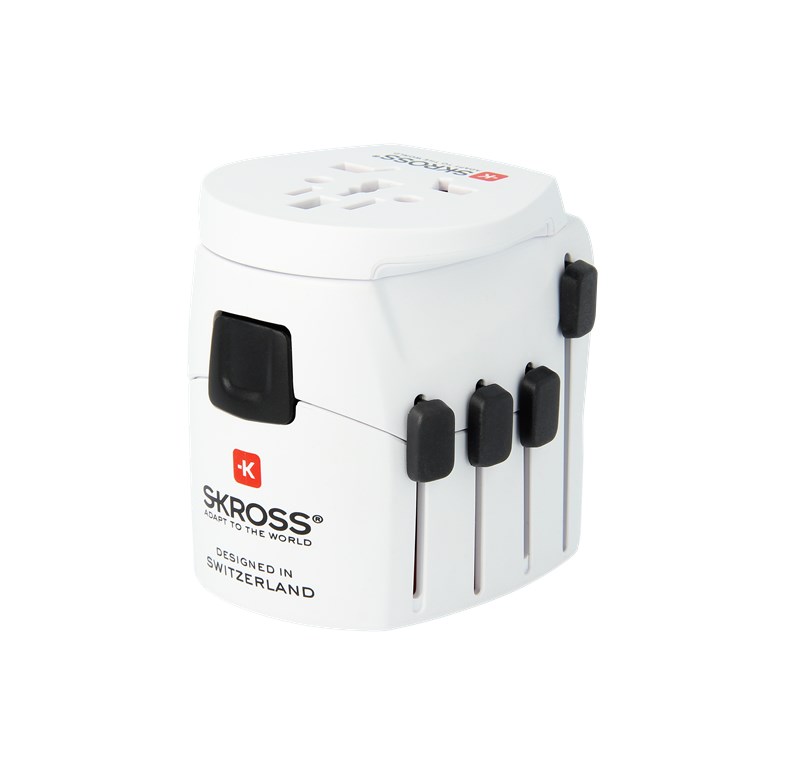 World Adapter PRO - World World Adapter PRO - World - geeignet für alle geerdeten und ungeerdeten Geräte(2- und 3-polig)
