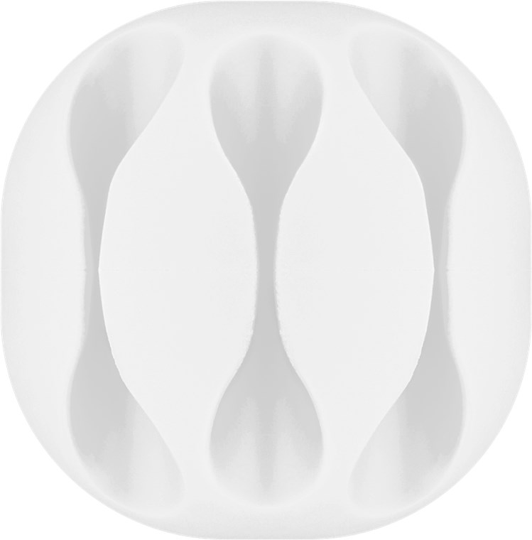 Kabelmanagement 3-Slots, weiß - Farbversion Weiß - 4er-Set zum Ordnen und Fixieren, ablösbar Kabelmanagement 3-Slots, weiß - Farbversion Weiß - 4er-Set zum Ordnen und Fixieren, ablösbar