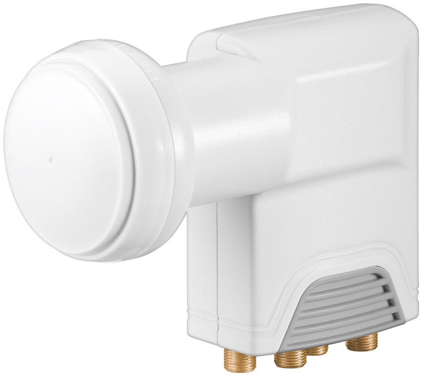 Universal Quattro LNB LNB/Multischalter-Set - Quattro-LNB plus Signalverteiler für bis zu 8 TVs