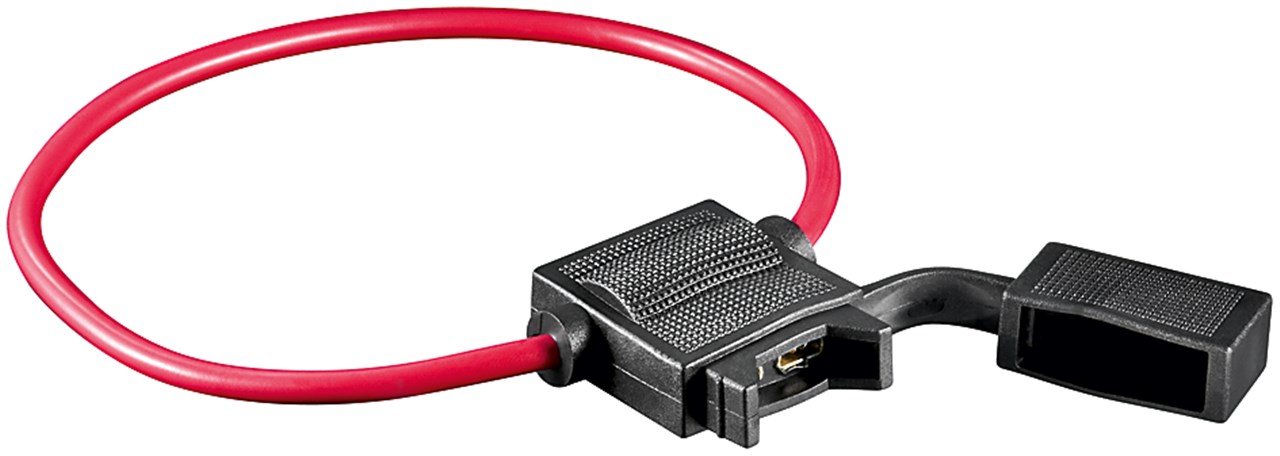 Sicherungshalter für Kfz-Sicherungen - geeignet für Aderquerschnitt von 1,0 mm², max. 15 A