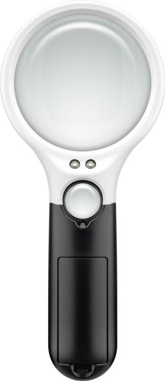 LED-Leselupe - batteriebetrieben mit 3x AAA-Batterien (nicht enthalten) LED-Leselupe - batteriebetrieben mit 3x AAA-Batterien (nicht enthalten)