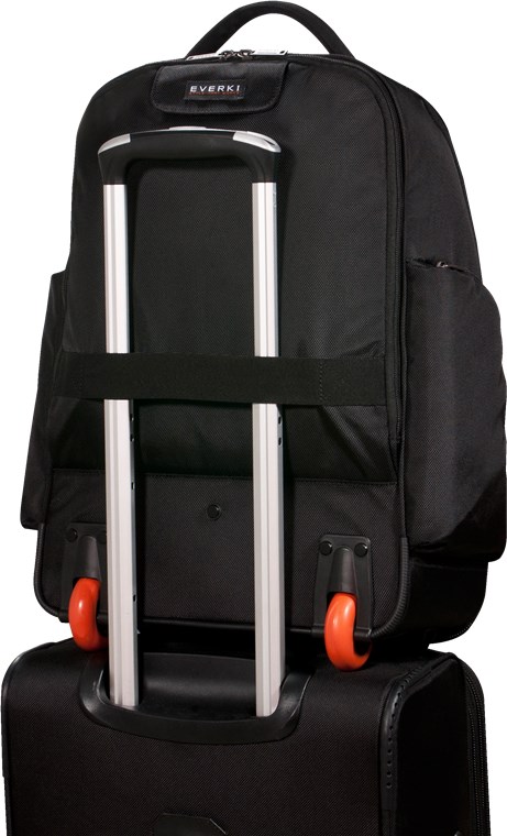 Atlas (EKP122) - Laptop-Rucksack auf Rollen mit anpassbarem Fach für Geräte von 13 Zoll bis 17,3 Zoll