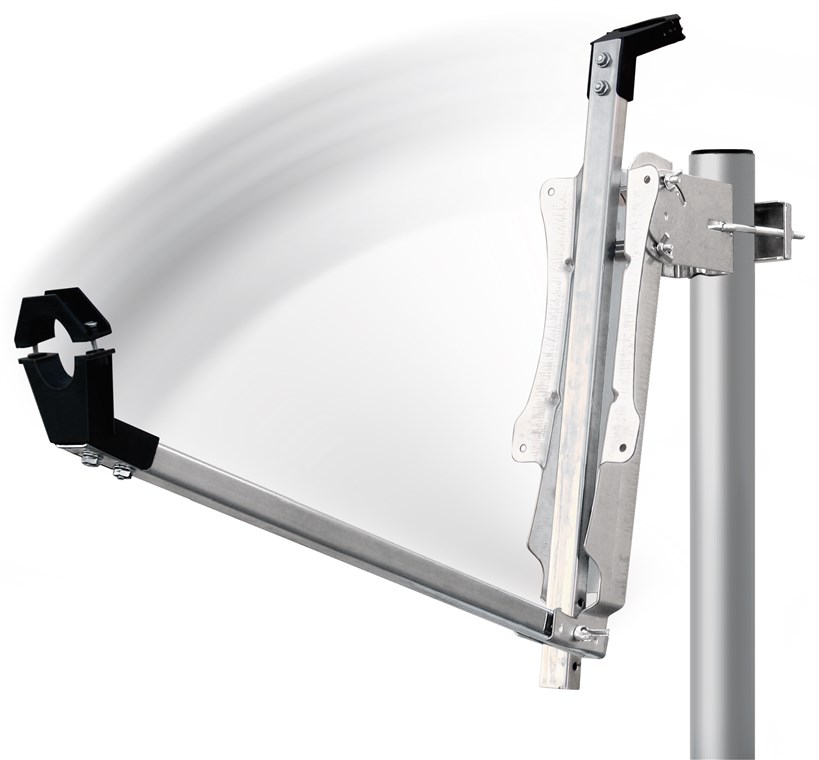 80 cm Alu-Satellitenspiegel - für Ein-/Mehrteilnehmer mit besonders stabilem Feedarm 80 cm Alu-Satellitenspiegel - für Ein-/Mehrteilnehmer mit besonders stabilem Feedarm