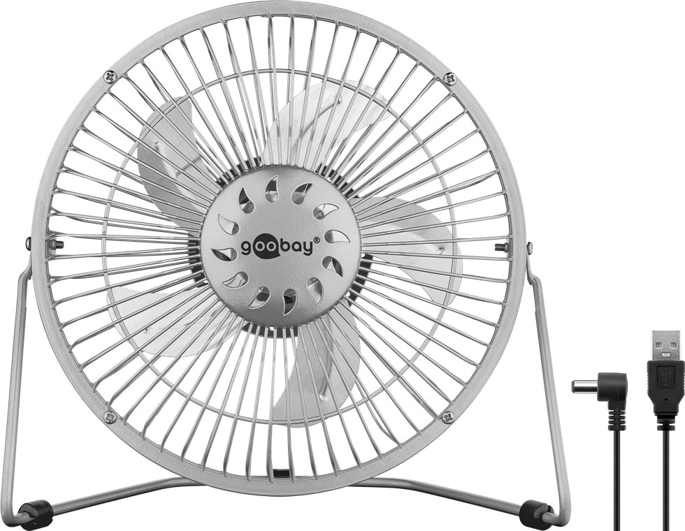 8 Zoll USB-Ventilator für den Schreibtisch 8 Zoll USB-Ventilator für den Schreibtisch - Farbversion Silber - Ø 22 cm