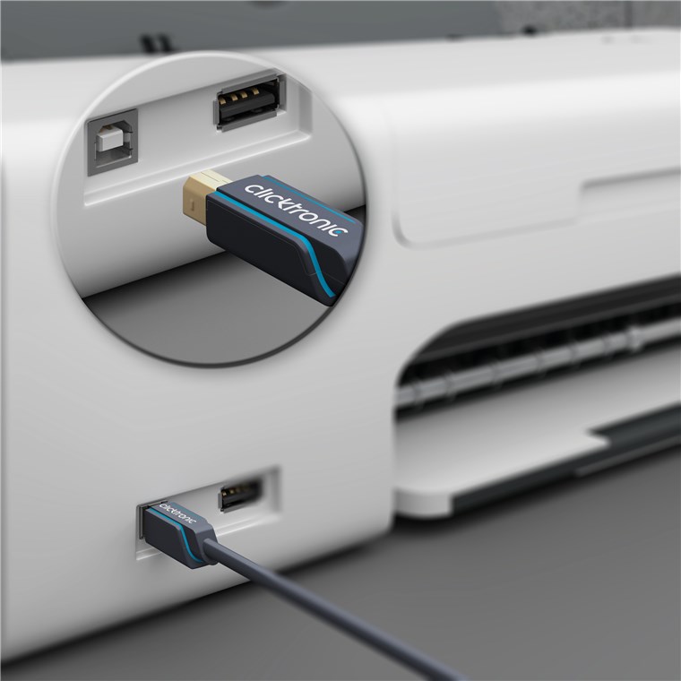 USB-A-auf-USB-B 3.0 Adapterkabel - Kabellänge 0.5 m - Premium-Kabel|USB-A-Stecker USB-B-3.0-Stecker|0,5 m|5 Gbit/s USB-A-auf-USB-B 3.0 Adapterkabel - Kabellänge 0.5 m - Premium-Kabel|USB-A-Stecker USB-B-3.0-Stecker|0,5 m|5 Gbit/s