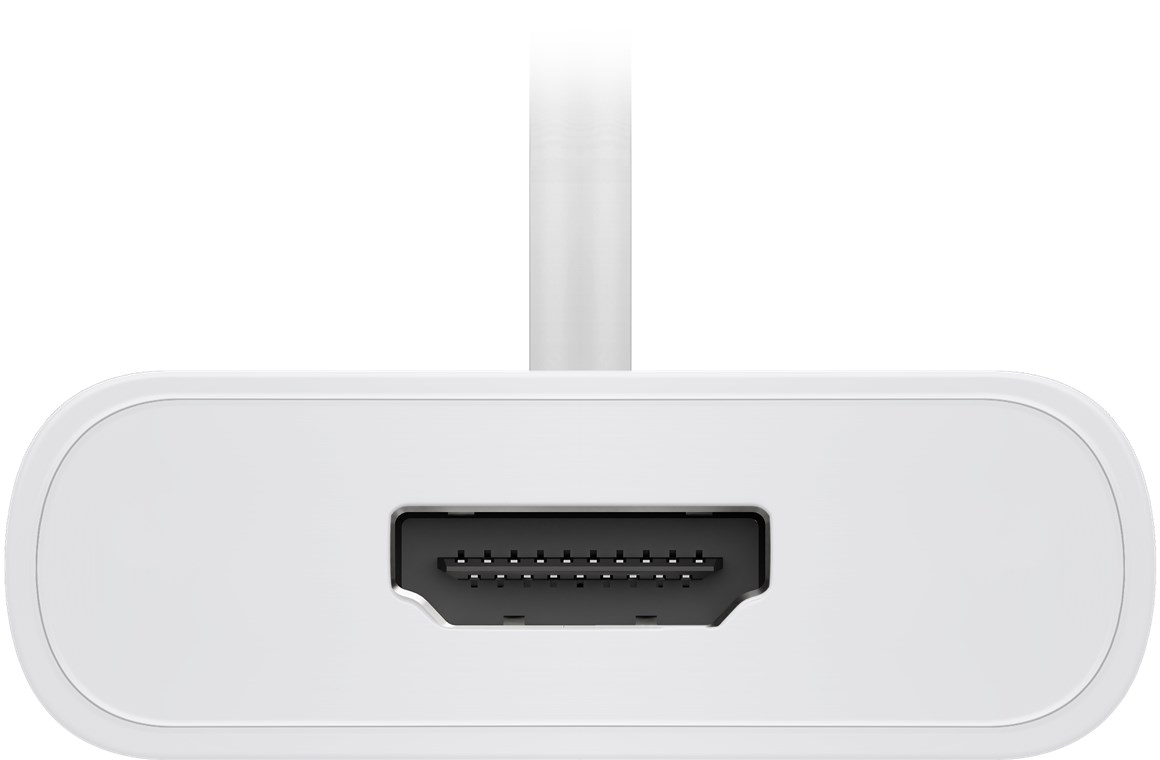 USB-C™-Adapter HDMI, weiß - Farbversion Weiß - USB-C™-Stecker > HDMI™-Buchse (Typ A) USB-C™-Adapter HDMI, weiß - Farbversion Weiß - USB-C™-Stecker > HDMI™-Buchse (Typ A)