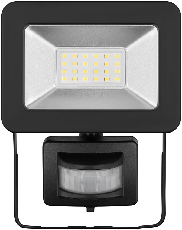 LED-Außenstrahler, 20 W, mit Bewegungsmelder - mit 1700 lm, neutralweißem Licht (4000 K), PIR-Sensor mit ON-/OFF-Funktion und M16-Kabelverschraubung, für den Außeneinsatz geeignet (IP44) LED-Außenstrahler, 20 W, mit Bewegungsmelder - mit 1700 lm, neutralweißem Licht (4000 K), PIR-Sensor mit ON-/OFF-Funktion und M16-Kabelverschraubung, für den Außeneinsatz geeignet (IP44)