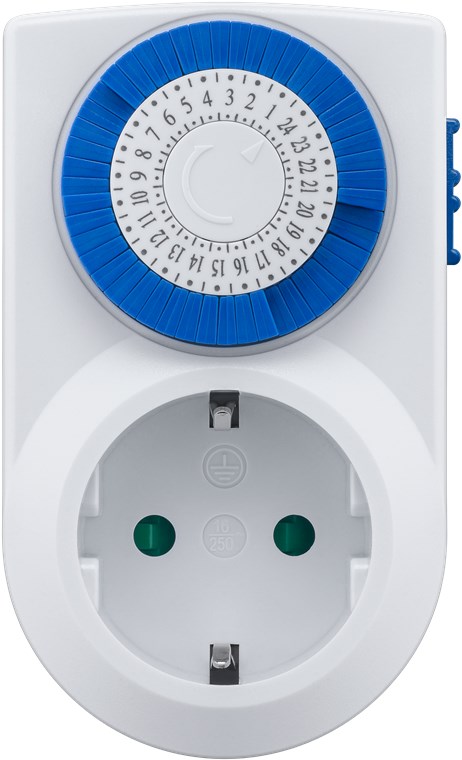 Analoge Zeitschaltuhr - Leicht zu bedienende mechanische Zeitschaltuhr für die Steckdose Analoge Zeitschaltuhr - Leicht zu bedienende mechanische Zeitschaltuhr für die Steckdose