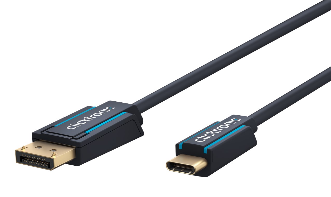 USB-C™-auf-DisplayPort-Adapterkabel USB-C™-auf-DisplayPort-Adapterkabel - Kabellänge 1 m - Premium-Kabel|USB-C™-Stecker DisplayPort-Stecker|1,0 m|4K @ 60 Hz