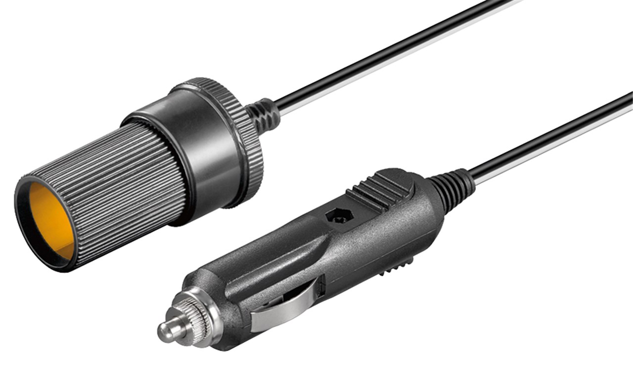 KFZ / Auto Zigarettenanzünder Verlängerung, 12 V, 2,0m - mit 2,5 A Sicherung, Zigarettenanzünder-Stecker > Zigarettenanzünder-Buchse