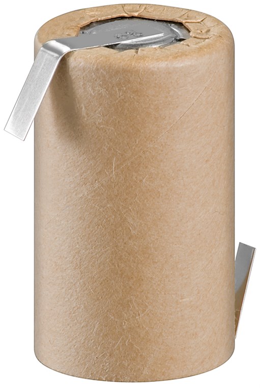 4/5 Sub-C, 2000 mAh, Lötfahne (Z) 4/5 Sub-C, 2000 mAh, Lötfahne (Z) - Bauform Flat-Top Papier 1Z - Nickel-Metallhydrid Akku (NiMH), 1,2 V, Pappe, Lötfahne (Z)
