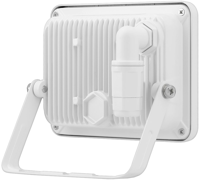 LED-Außenstrahler, 30 W - mit 2550 lm, neutralweißem Licht (4000 K) und M16-Kabelverschraubung, für den Außeneinsatz geeignet (IP65) LED-Außenstrahler, 30 W - mit 2550 lm, neutralweißem Licht (4000 K) und M16-Kabelverschraubung, für den Außeneinsatz geeignet (IP65)