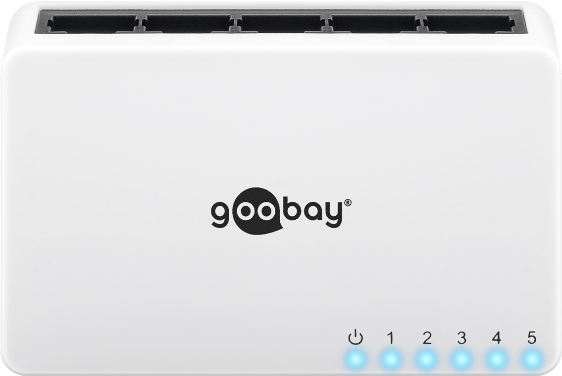 5 Port Fast Ethernet Netzwerk-Switch - 5x RJ45-Buchsen, Auto-Negotiation, 100 Mbit/s 5 Port Fast Ethernet Netzwerk-Switch - 5x RJ45-Buchsen, Auto-Negotiation, 100 Mbit/s