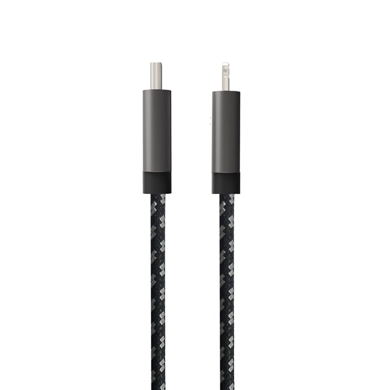 Lightning Sync- und Schnellladekabel USB-C™ --> Apple Lightning - Kabellänge 0.3 m - (3S-1382)