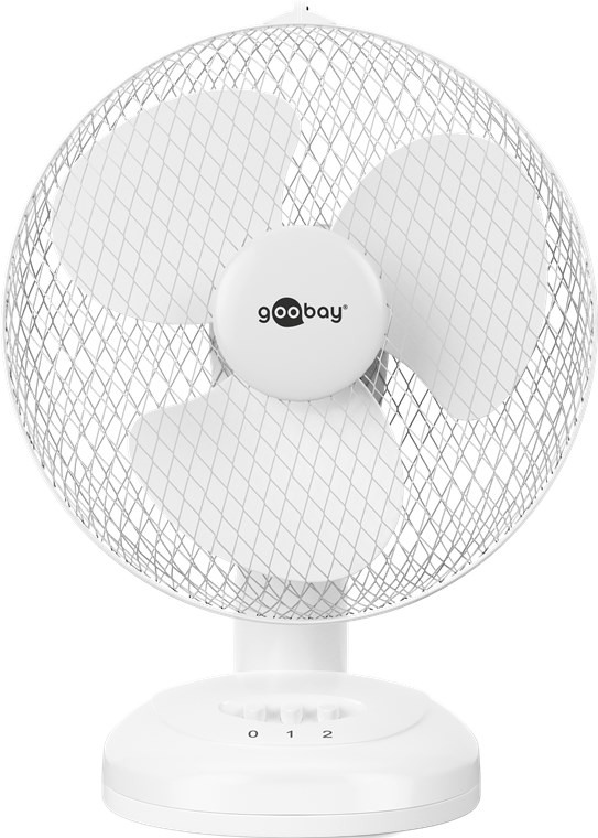 9 Zoll Tischventilator - oszillierender, leiser Standventilator mit Stromkabel 9 Zoll Tischventilator - oszillierender, leiser Standventilator mit Stromkabel