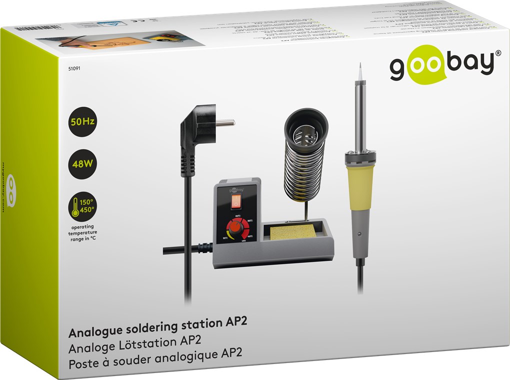 Analoge Lötstation AP2, 48 Watt, grau