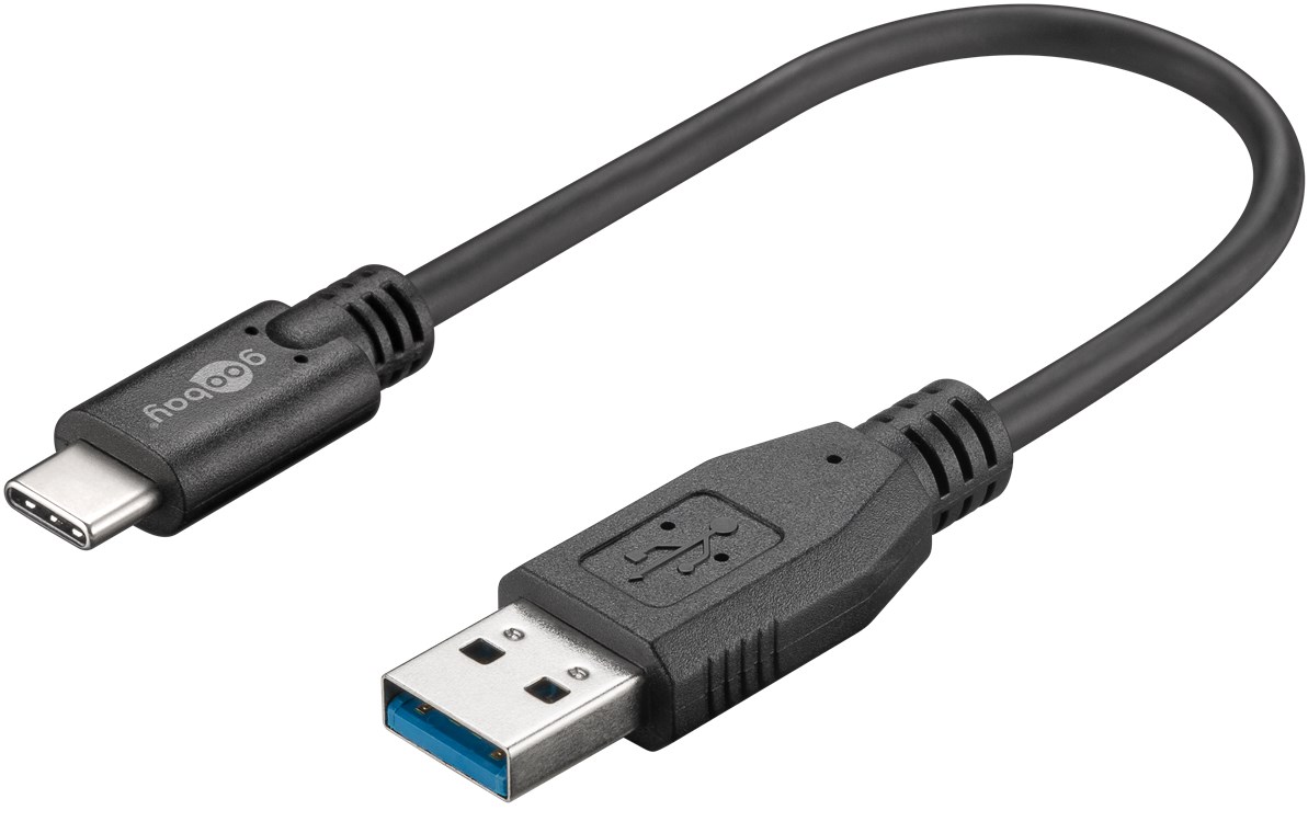 Sync & Charge Super Speed USB-C™ auf USB A 3.0 Ladekabel - Kabellänge 0.15 m - USB 3.0-Stecker (Typ A) > USB-C™-Stecker